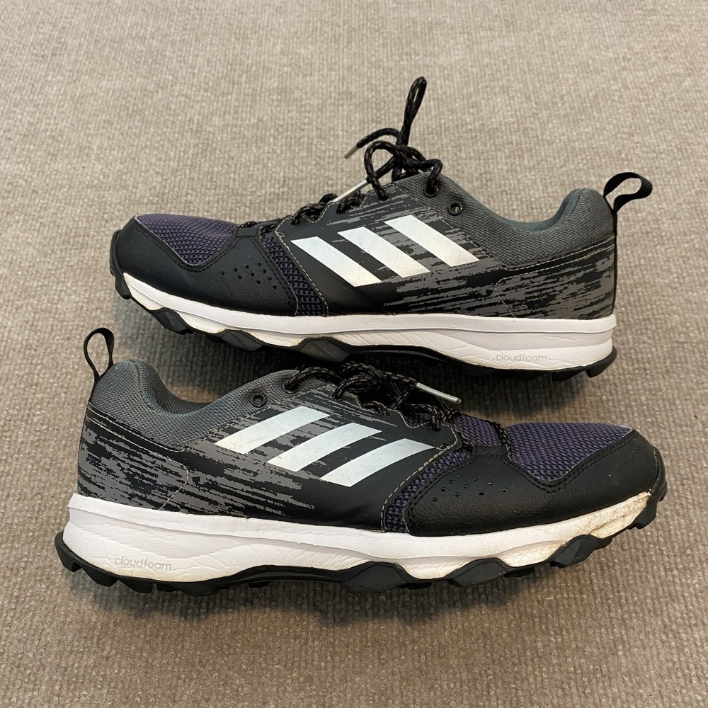 Adidas Cloudfoam Galaxy Trail Shoes Mens Size 10 Black Running Sneakers CG3979